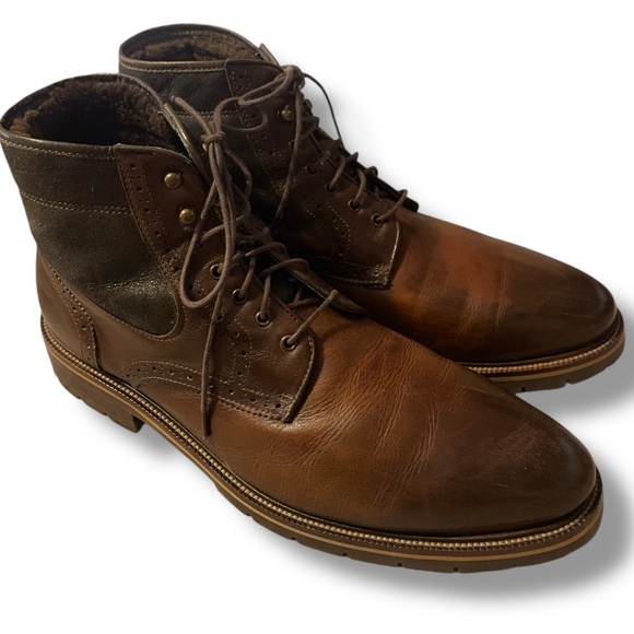 Johnston & Murphy Brown Suede Chukka Boots Size 13 Brown - Picture 1 of 8